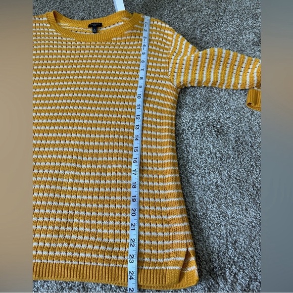 Talbots mustard Sweater shirt Tencel size SP - Picture 8 of 8